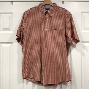 Mens Chaps short sleeve button up shirt